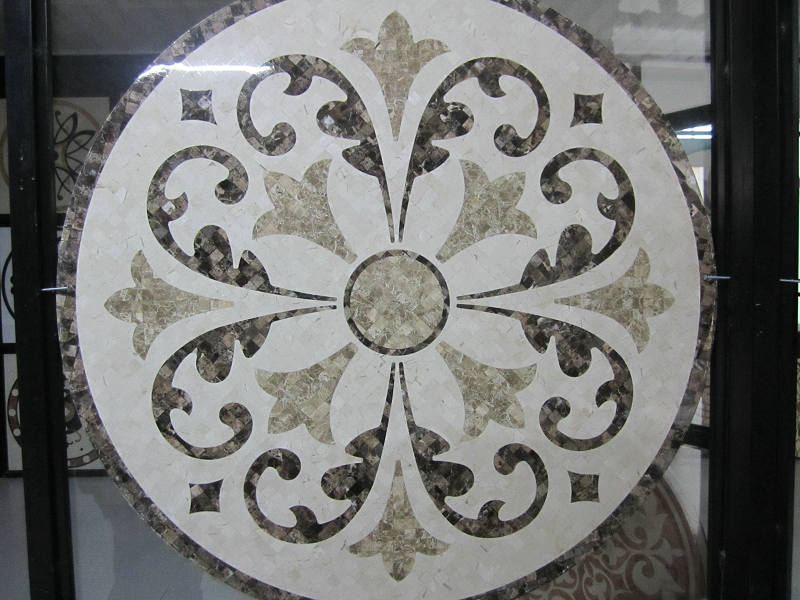 Round Pattern Waterjet Medallion